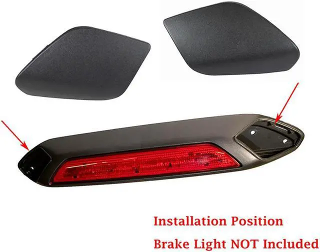 Alt view image 4 of 6 - Furulu 1 Pair Car Third Brake Light Lamp Trim Cover LH & RH For Ford Transit 2018-2020