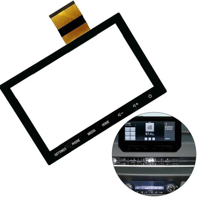 Alt view image 3 of 5 - Yassdwbn Car 8" Touch Screen NAV Radio For Mitsubishi Outlander 2019-22 8740A098 8740A103