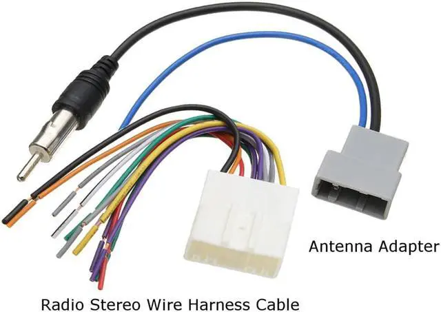 Alt view image 2 of 5 - Acaigel 20 Pin Car Radio Audio Wiring Harness Adapter For Nissan Subaru Infiniti G37