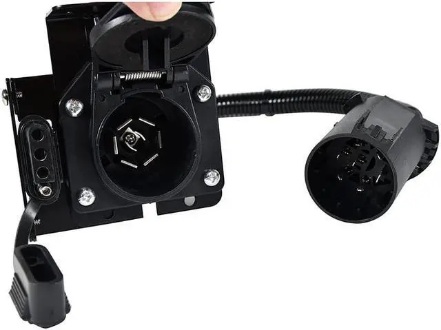 Alt view image 6 of 7 - Acaigel 7 Pin Trailer Wiring Harness 4 Way Flat Plug Kit For Chevy Silverado 1500 2500