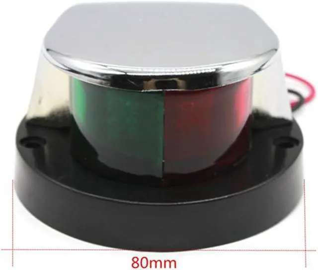Alt view image 2 of 5 - New Boat Navigation Lights Red &Green LED Marine Navigation Light Boat Bow Light