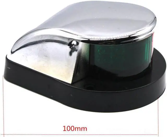 Alt view image 3 of 5 - New Boat Navigation Lights Red &Green LED Marine Navigation Light Boat Bow Light