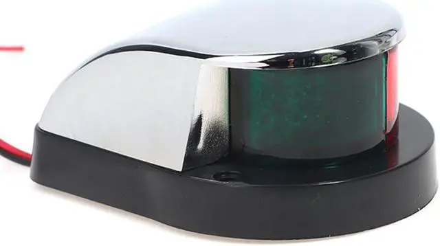 Alt view image 4 of 5 - New Boat Navigation Lights Red &Green LED Marine Navigation Light Boat Bow Light