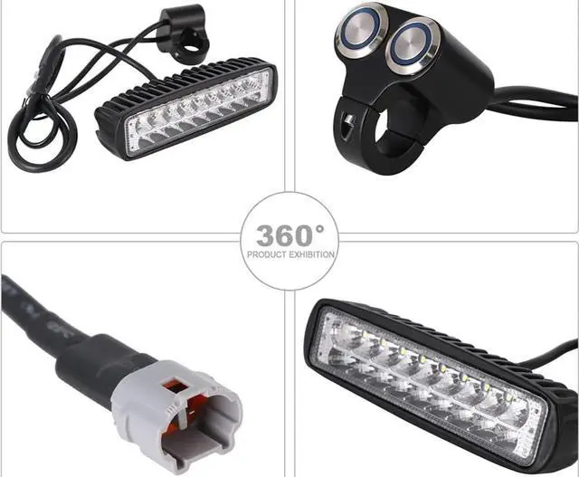 Alt view image 3 of 7 - Acaigel Aluminum Alloy Headlight Head Light with Switch for Surron/Sur-Ron/Sur Ron X/Sur Ron S/X160/X260