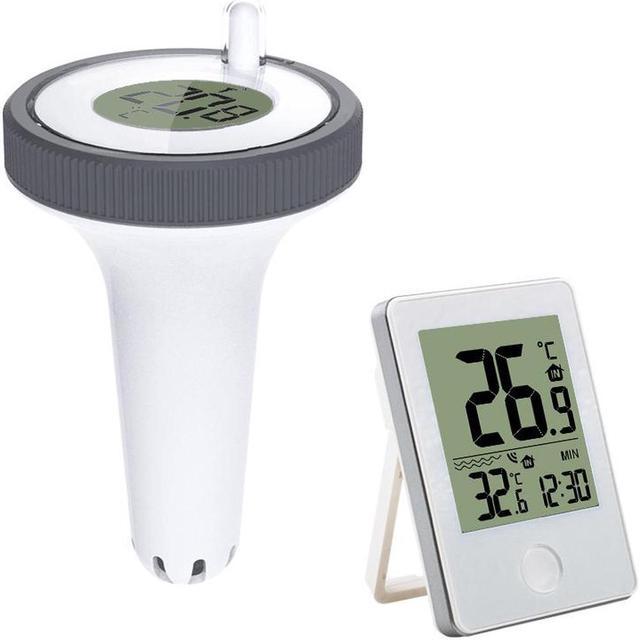 Digital Pool Thermometer with Indoor Monitor for Swimming Pools