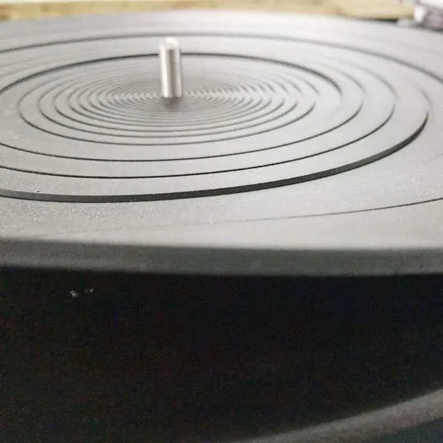 Alt view image 2 of 5 - Yassdwbn 12" Turntable Platter Mat Rubber Pad For All LP Vinyl Record Players Turntable