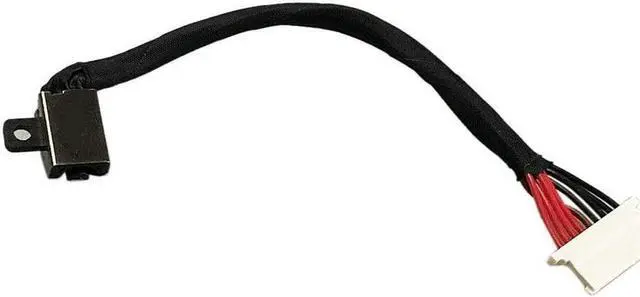 Alt view image 4 of 6 - Power Jack Charging Port Cable for Dell Inspiron 15 7590 7591 P84F001 2-in-1 DC