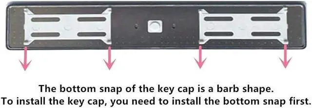 Alt view image 4 of 7 - Acaigel Space Bar Keyboard Key Clips For Macbook Pro 13 Inch A1706  A1708 15 Inch A1707 2016 2017