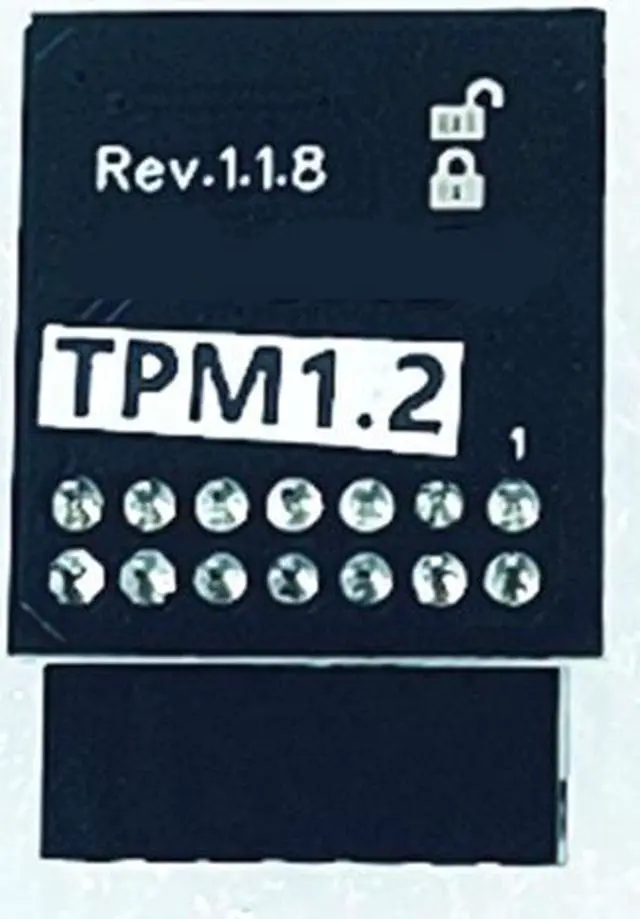Alt view image 5 of 5 - Acaigel TPM 1.2 Security Module Trusted Platform Module for MSI 14PIN LPC 1.2