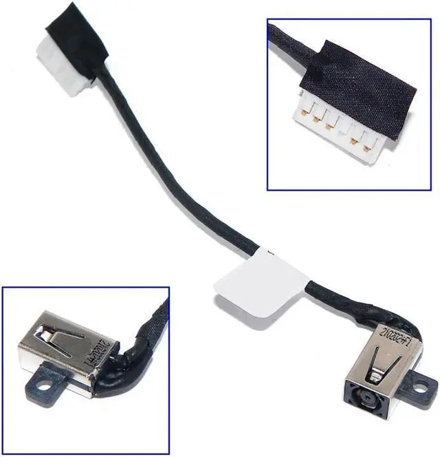 Alt view image 3 of 5 - Laptop DC Power Jack Charging Port Cable for Dell Inspiron 3501/3505/3405/5593