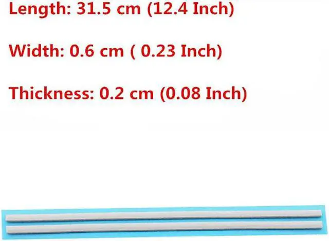 Alt view image 2 of 6 - Yingshan 2pcs Bottom Cover Laptop Rubber Feet Strips for HP ENVY X360 15-DR 15-DS 15-DA
