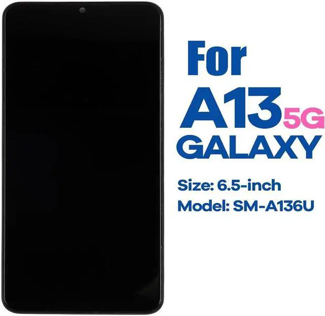 Alt view image 4 of 5 - LCD Display Touch screen Digitizer Frame for Samsung Galaxy A13 5G SM-A136U
