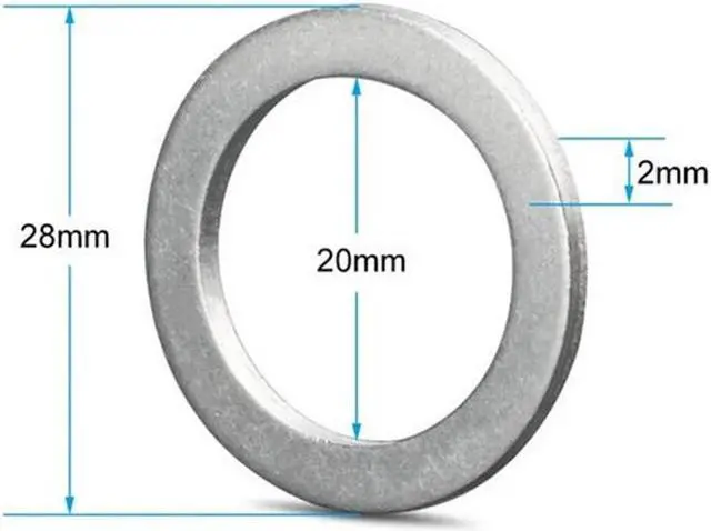 Alt view image 3 of 5 - Yassdwbn 10x New Car Oil Drain Plug Crush Washer Repair 20mm For Honda Acura 94109-20000