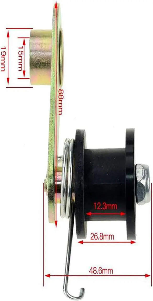 Alt view image 3 of 7 - Chain Roller Guide Tensioner Idler For PIT PRO Quad Dirt Bike ATV 110cc 125cc 140cc