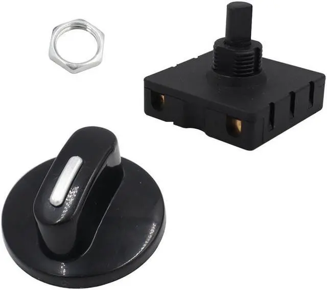 Alt view image 2 of 7 - Fan Heater Speed Selector Rotary Switch 4-Position 3-Speed 10A 250V.AC.