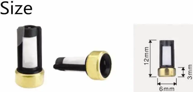 Alt view image 7 of 7 - Paiying 100 Pcs Full Range of Fuel Injector Filter, Micro Basket Filter