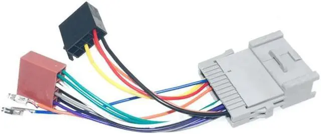 Alt view image 4 of 5 - Acaigel CD Audio ISO Wiring Harness Adapter for Buick Chevrolet GMS Hummer H3