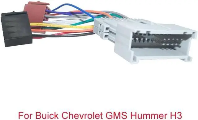Main image of Acaigel CD Audio ISO Wiring Harness Adapter for Buick Chevrolet GMS Hummer H3