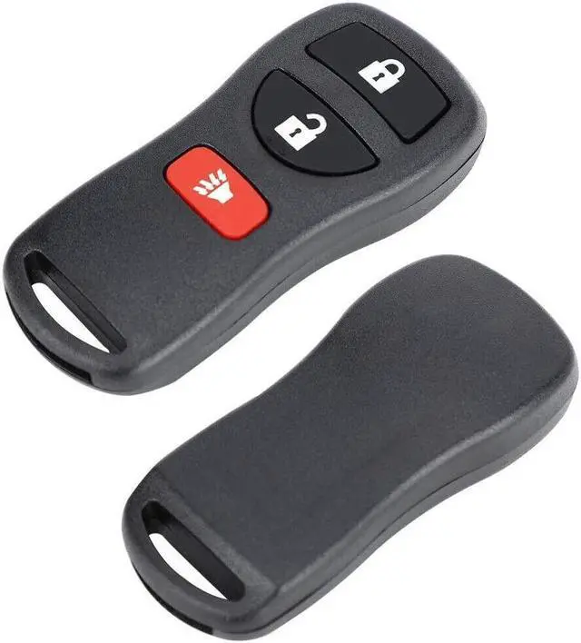 Alt view image 7 of 7 - Yingshan 2Pcs Remote Key Fob Shell For Nissan Frontier Titan Xterra CWTWB1U733