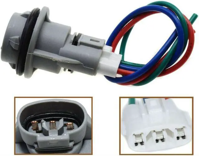 Alt view image 6 of 7 - Paiying 2 Front Turn Signal Light Socket Connector Harness W/ 3-Wire Kit For Honda Civic