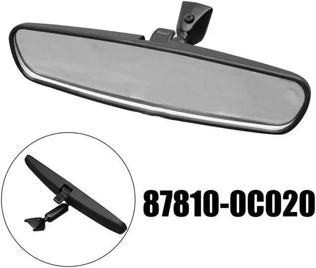 Alt view image 5 of 5 - Yingshan 1 x Interior Rear View Mirror 878100C020 87810 0C020 For Toyota Sequoia 2004-10
