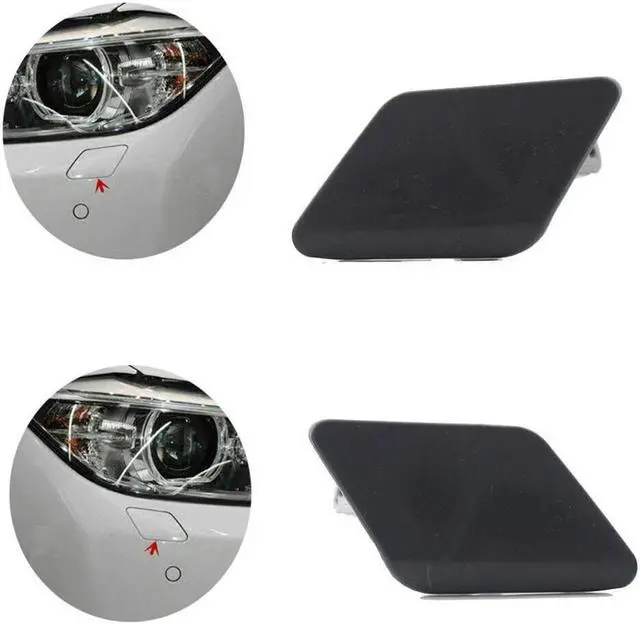 Alt view image 5 of 6 - Acaigel Primer Headlight Washer Nozzle Cover Cap For Bmw 3 Series 320I 328I 335I 12-15