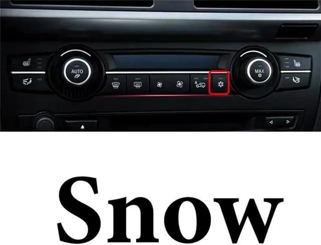 Alt view image 2 of 5 - Yassdwbn 5pcs/set Air Heater Climate Vent Control AC Button Switch For BMW X5 E70 X6 E71