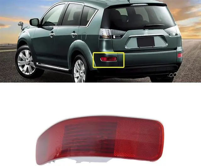 Main image of Acaigel Left Side Rear Bumper Reflector Light 8352A005 For Mitsubishi Outlander 2007-12
