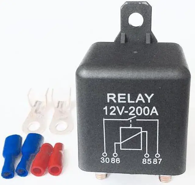 Alt view image 2 of 6 - Acaigel 12V 200A Heavy Duty Split Charge Relay w/ 2 Terminals for Car Truck Marine Boat