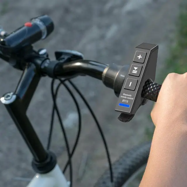 Alt view image 3 of 7 - Acaigel Wireless Bluetooth Motorcycle Steering Wheel Media Remote Control Waterproof