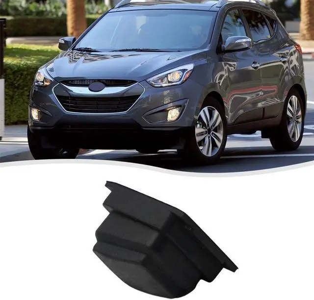 Alt view image 2 of 5 - Yassdwbn 2Pcs Front Door Handle Buckle Induction Button Black For Hyundai Tucson 2015- 20