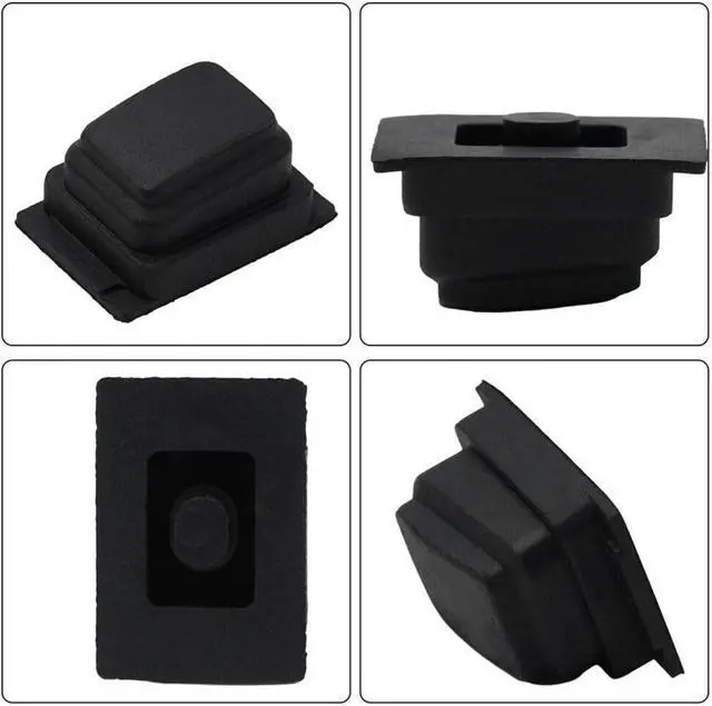 Alt view image 3 of 5 - Yassdwbn 2Pcs Front Door Handle Buckle Induction Button Black For Hyundai Tucson 2015- 20