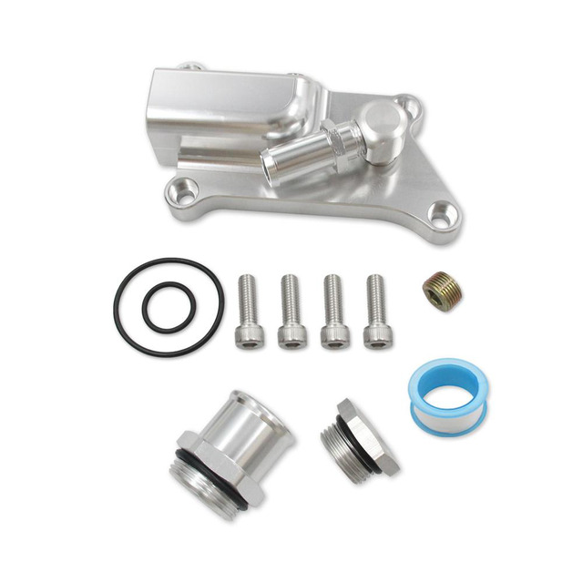 thumbnail interactive-video image 1 of Etecgo Aluminum Coolant Housing With Straight Inlet – For Honda Acura K20 K24 K Series Engines 1 of 3