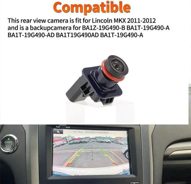 Alt view image 5 of 6 - Acaigel Rear View Back Up Camera For Lincoln Mkx 2011-2012 Ba1Z-19G490-B