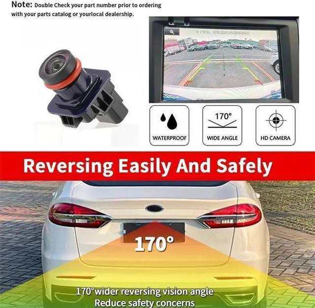 Alt view image 6 of 6 - Acaigel Rear View Back Up Camera For Lincoln Mkx 2011-2012 Ba1Z-19G490-B