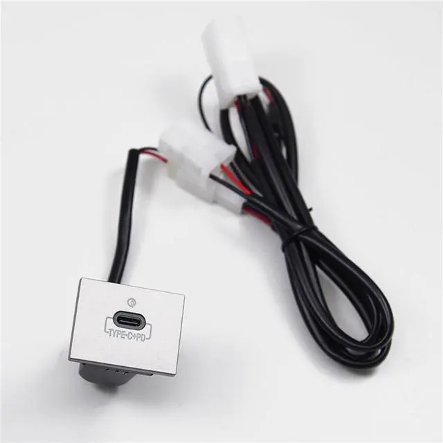 Alt view image 4 of 5 - Paiying USB-C PD Port Car Charger Socket Charging Power Adapter For Ford Focus MK2 05-09