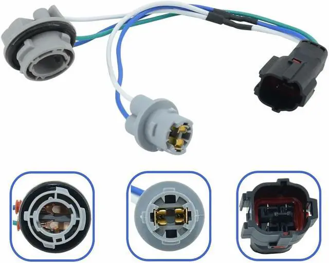 Alt view image 2 of 5 - Yassdwbn Car Rear RH/LH Tail Light Lamp Socket + Wire 92480-D9020 For Kia Sportage 17-19