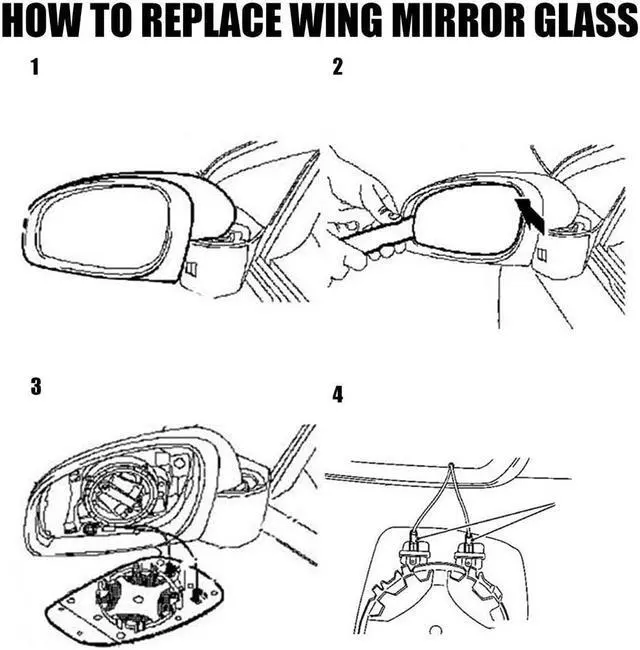 Alt view image 5 of 6 - Acaigel New Left Hand Mirror Glass LR017070 For Land Rover LR2 / LR3 Range Rover Sport