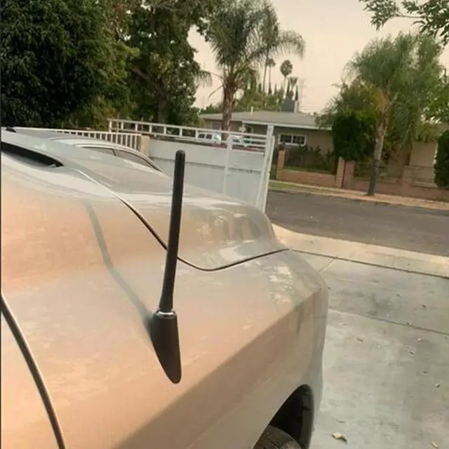 Alt view image 5 of 5 - Paiying 1× New Short Black Antenna Mast 56038725AC Fits For Ram 1500 2500 3500 2010-2020