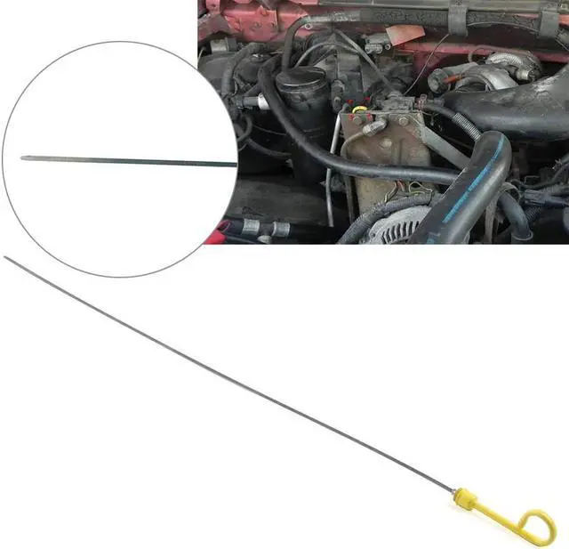 Alt view image 5 of 5 - Yassdwbn 1 x Engine Oil Dipstick F4TZ-6750-DA For Ford F-250 & F-350 Super Duty 1988-1994