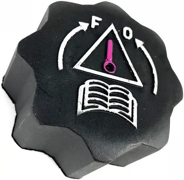 Alt view image 3 of 5 - Yassdwbn 1x Car Engine Radiator Water Tank Cap 1306E4 For PEUGEOT 106 107 206 207 1306C9