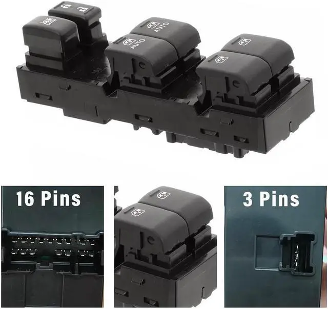 Alt view image 6 of 6 - Acaigel Driver Master Power Window Switch 83071Al44A For Subaru Legacy Outback 2015-2017