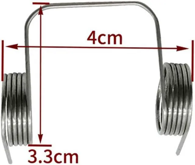 Alt view image 4 of 5 - Acaigel 2Pcs Front Bumper Headlight Washer Lever Spring For Bmw 750I 750Li