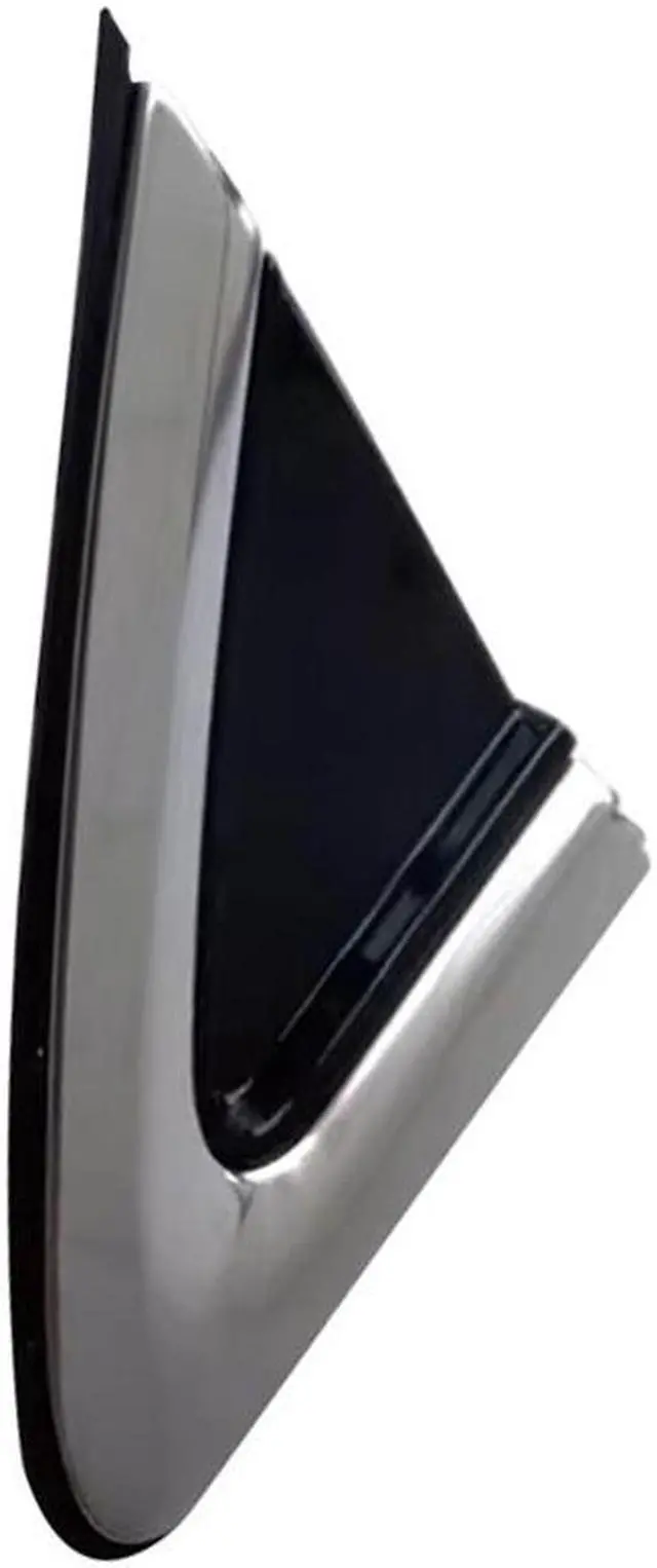 Alt view image 5 of 5 - Paiying Mirror Corner Triangle Cover Pillar Trim For Cadillac XT5 2017-2019 Left Side
