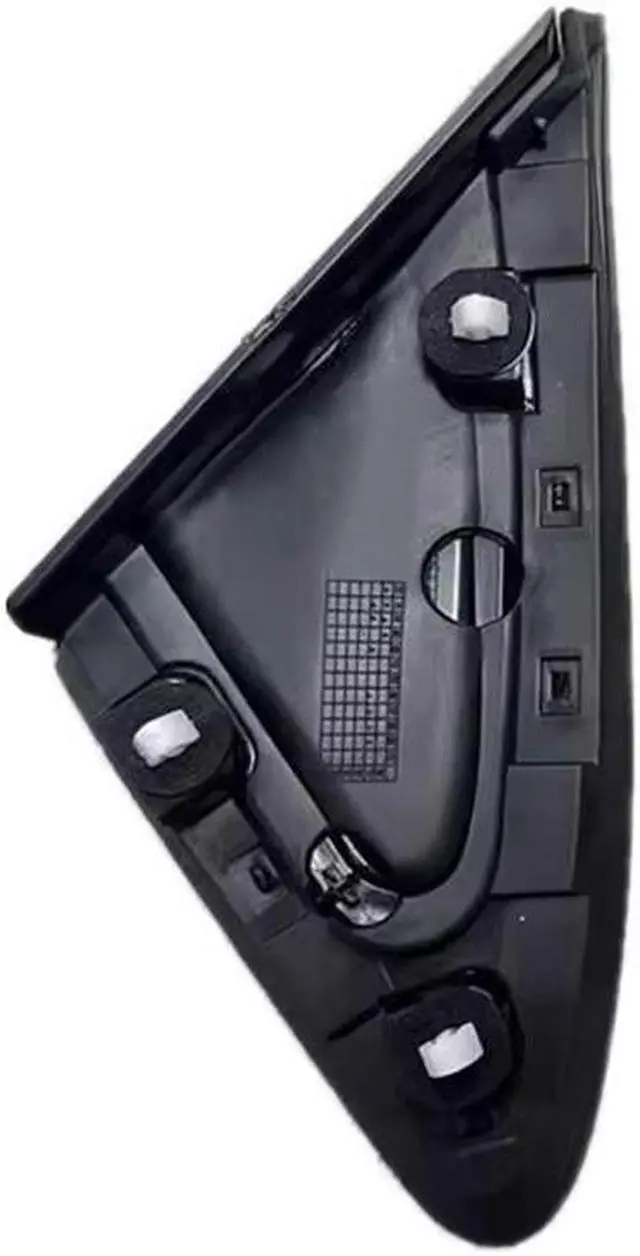 Alt view image 4 of 5 - Paiying Mirror Corner Triangle Cover Pillar Trim For Cadillac XT5 2017-2019 Left Side