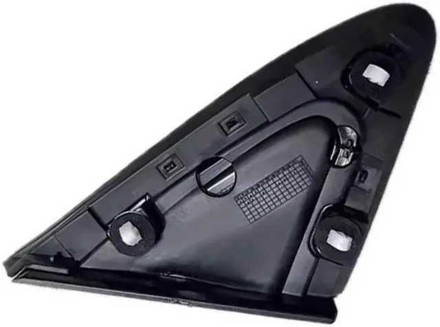 Alt view image 2 of 5 - Paiying Mirror Corner Triangle Cover Pillar Trim For Cadillac XT5 2017-2019 Left Side