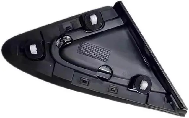 Alt view image 3 of 5 - Paiying Mirror Corner Triangle Cover Pillar Trim For Cadillac XT5 2017-2019 Left Side