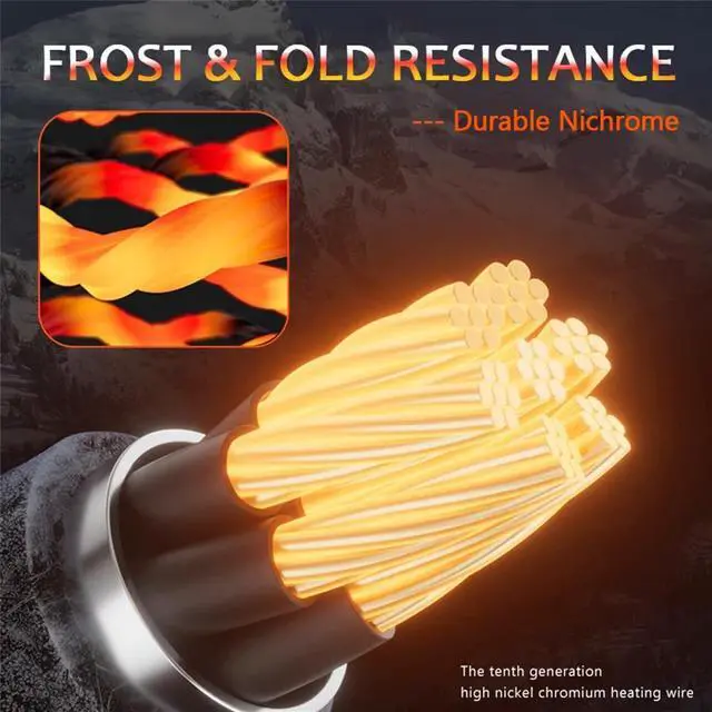 Alt view image 3 of 6 - Acaigel Fast Heating 12-24V Heated Car Seat Cover Universal Car Seat Heater Winter Car Heating Cushion Back Warmer Heating Pads 1Pc