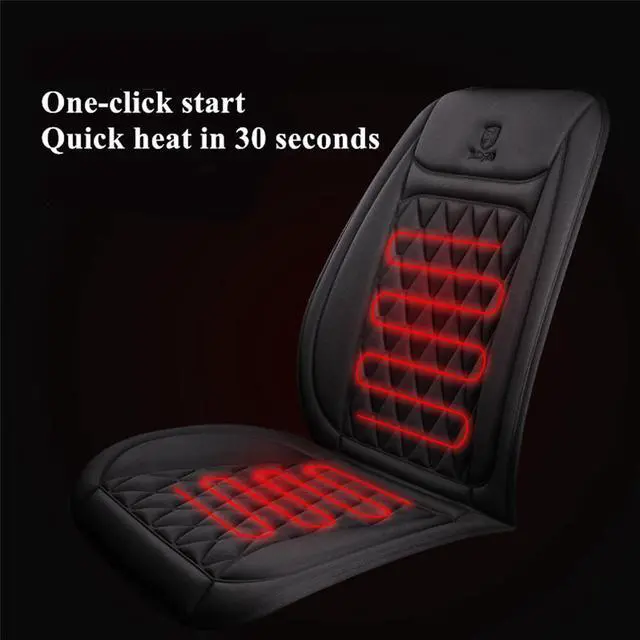 Main image of Acaigel Fast Heating 12-24V Heated Car Seat Cover Universal Car Seat Heater Winter Car Heating Cushion Back Warmer Heating Pads One Pair