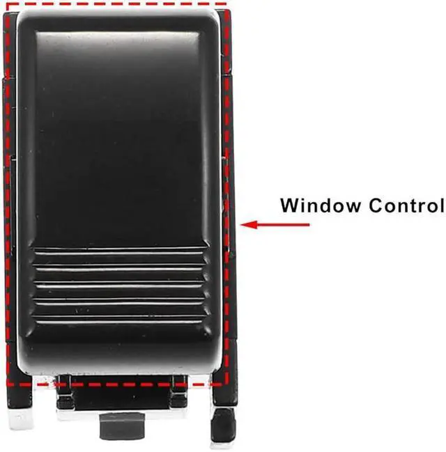 Alt view image 2 of 5 - Yassdwbn 1× 5 Pins Front Car Window Switch 84810-30130 For Toyota 4Runner Camry 1985-1989